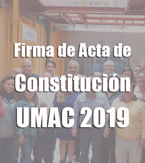 Firma de Acta de CONSTITUCION UMAC sabado 28 de sep 2019